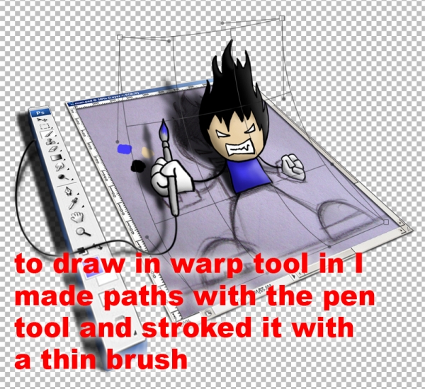 Creation of coming to life: Step 9